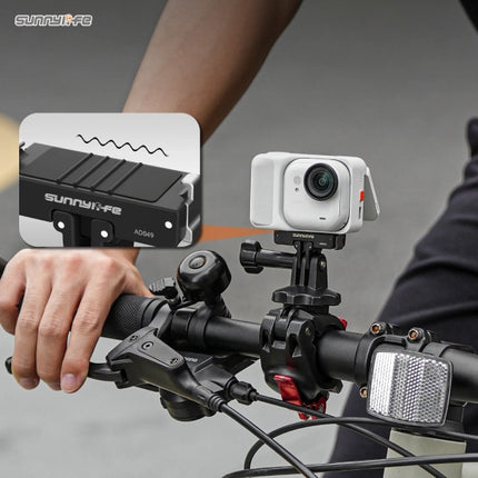 Sunnylife Magnetic Quick Release Adapter Dual Claw Foldable Mount for Insta360 GO Ultra Camera OveerUps