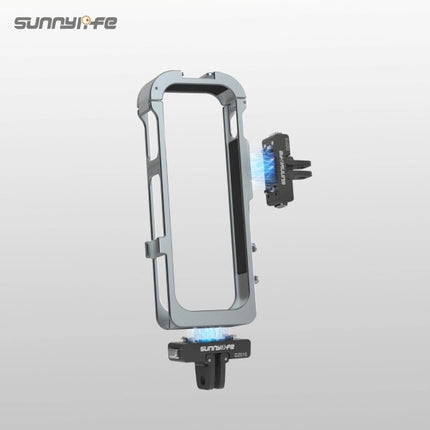 Sunnylife Magnetic Protective Case Frame with Lens Cover for Insta360 X5 Camera OveerUps