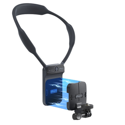 aMagisn Universal Hands-Free Neck Holder for Insta360 DJI GoPro Action Cameras Wearable Mount OveerUps