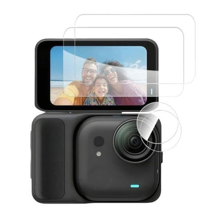 AMagisn 9H Anti Fingerprint Tempered Glass Film for Insta360 GO Ultra Screen Protector OveerUps