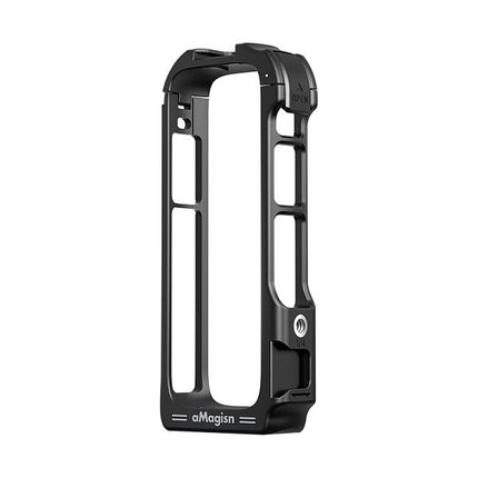 aMagisn Quick Release Camera Cage for Insta360 X4 1/4 Screw Cold Shoe Protective Frame OveerUps