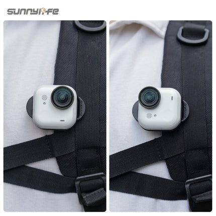 Sunnylife Magnetic Backpack Clip Mount Hands Free Camera Holder for Insta360 GO Ultra Camera OveerUps