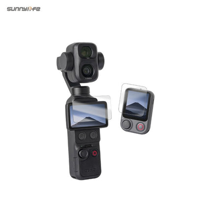 Sunnylife Tempered Glass Lens Screen Protector for DJI Osmo Pocket 4P 4 3 Camera OveerUps