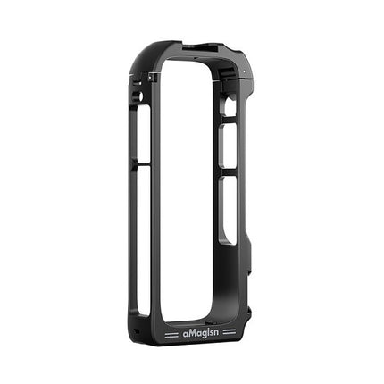 aMagisn Quick Release Camera Cage for Insta360 X4 1/4 Screw Cold Shoe Protective Frame OveerUps