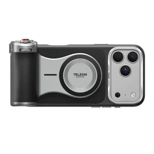 TELESIN Master Grip Kit MagSafe Camera Handle Wireless Charging for iPhone 18 Pro Max OveerUps