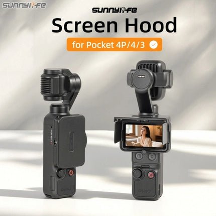Sunnylife Screen Sun Hood Monitor Cover Protector for DJI Osmo Pocket 4P 4 3 Camera OveerUps