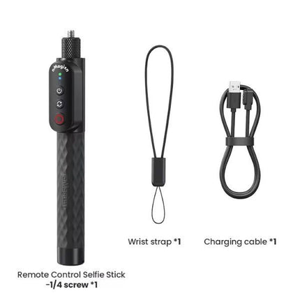 aMagisn Invisible Selfie Stick Pole with Remote Shutter for GoPro,Insta360, DJI Osmo Action & Phones OveerUps