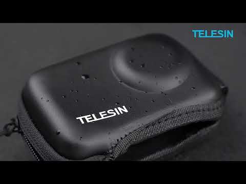 Telesin Mounting Portable Semi-Open Zipper EVA Bag for DJI Osmo Action 5 Pro, 4, 3 Cameras OA-BAG-002