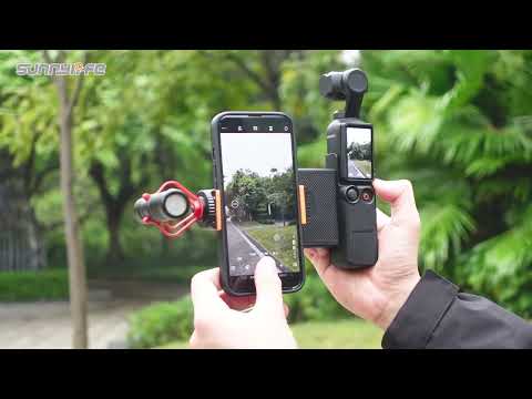Sunnylife Expansion Storage Cover Case w/ Smartphone Rotation Holder for DJI Osmo Pocket 3 Camera OP3-AD744