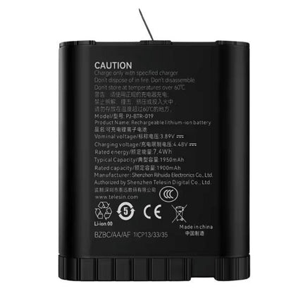 Telesin 3-Slot Battery Charging Hub w/ 2 Arc Batteries for Gopro Hero 13 Camera S0-ECB-07-TGP