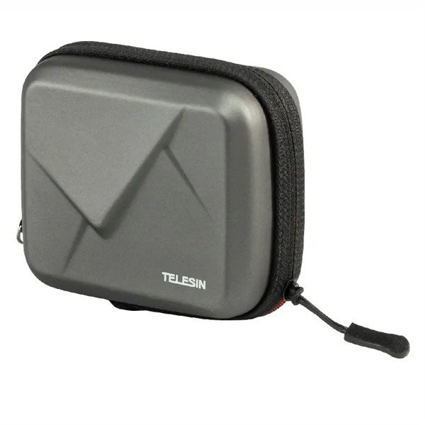 Telesin Hard Shell Mounting Portable Semi-Open Zipper Bag for Action Cameras Gopro, DJI Osmo, Insta360, SJCAM, etc S6-PRC-07 Telesin