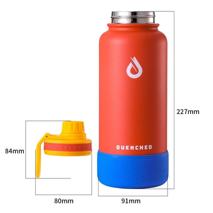 Quenched Hydrate 32oz Luffy Edition Stainless Steel Insulated Tumbler w/ Silicone Boot Quenched