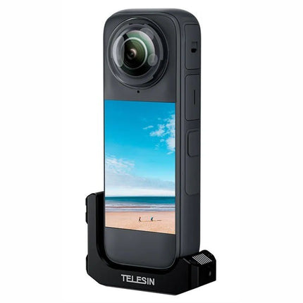 Telesin Metal L-Type Vertical Frame Case for Insta360 X4 Camera S6-FMS-11-TIS