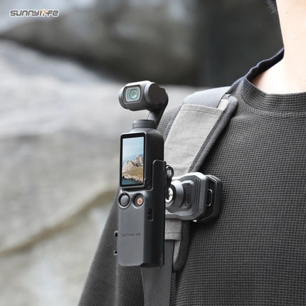Sunnylife Expansion Adapter Frame Protective Cover Case for DJI Osmo Pocket 4P 4 & 3 Cameras OP3-BK743 OveerUps