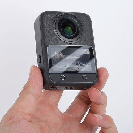TELESIN Tempered Glass Screen Lens Protector HD Clear 2PCS for DJI Osmo 360 Camera S6-FLM-22-TDJ OveerUps