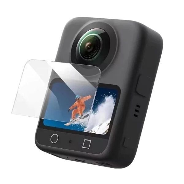 TELESIN Tempered Glass Screen Lens Protector HD Clear 2PCS for DJI Osmo 360 Camera S6-FLM-22-TDJ OveerUps