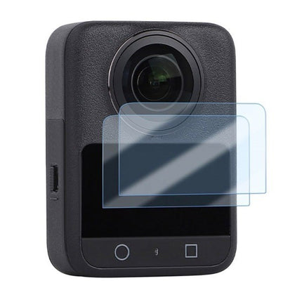 TELESIN Tempered Glass Screen Lens Protector HD Clear 2PCS for DJI Osmo 360 Camera S6-FLM-22-TDJ OveerUps