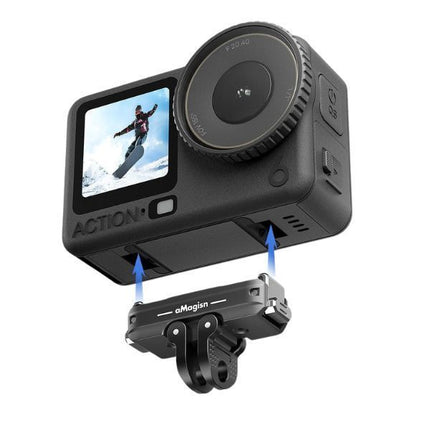 aMagisn Magnetic Quick Release Mount for DJI Osmo Action 6 Nano Foldable Camera Adapter OveerUps