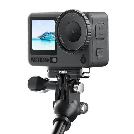 aMagisn Magnetic Quick Release Mount for DJI Osmo Action 6 Nano Foldable Camera Adapter OveerUps