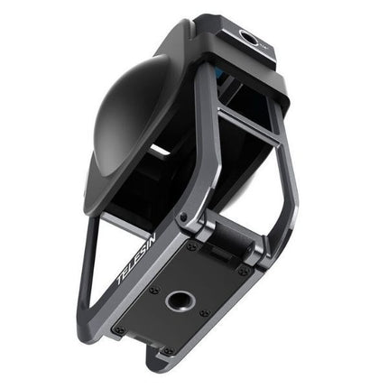 Telesin Aluminum Frame Cage Cold Shoe with Lens Cover for DJI Osmo 360 S6-FMS-30-TDJ
