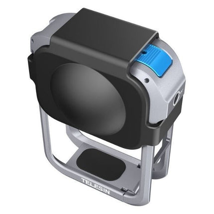 Telesin Aluminum Frame Cage Cold Shoe with Lens Cover for DJI Osmo 360 S6-FMS-30-TDJ