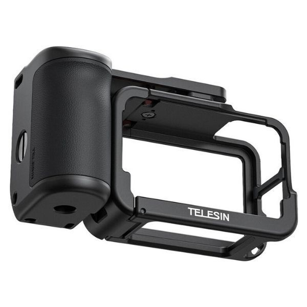 Telesin StreetGrip Grip Handheld Shutter Kit for DJI Osmo Action 5 Pro 4 3 Cameras  S6-FMS-22-TDJ Telesin
