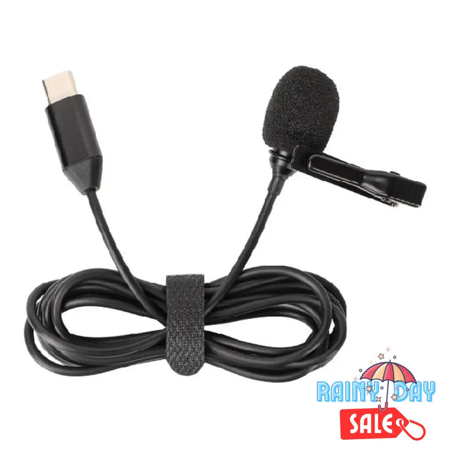 Sunnylife Clip-On Lavalier Microphone for Insta360 X3 X2 ONE RS 1-Inch 360 Edition Cameras MC490-X2 Microphones