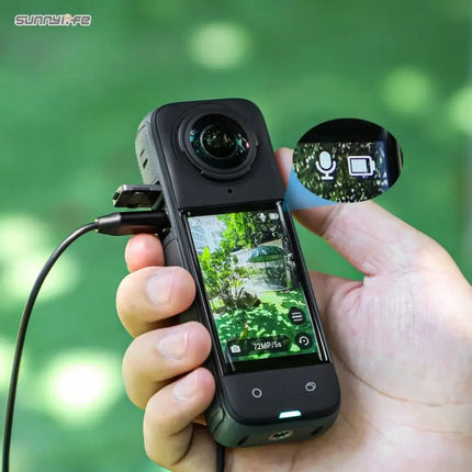 Sunnylife Clip-On Lavalier Microphone for Insta360 X4 Camera MC490-X4 Sunnylife