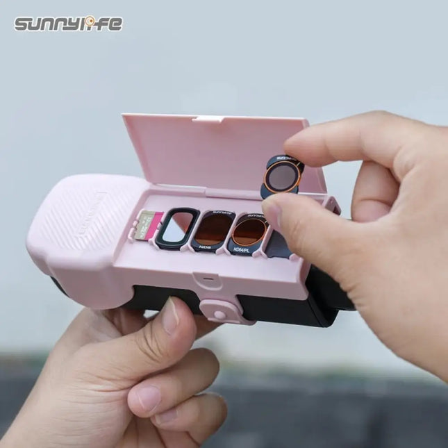 Sunnylife Colorful Protective Frame Case w/ Magnetic Storage Filter Lid for DJI Osmo Pocket 3 Camera OP3-K019 Sunnylife