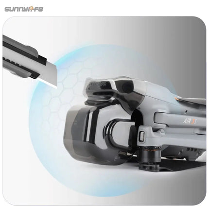 Sunnylife Integrated Transparent Gimbal Cover DJI Air 3S Drone Lens Cap Vision Protector Shield Sunnylife