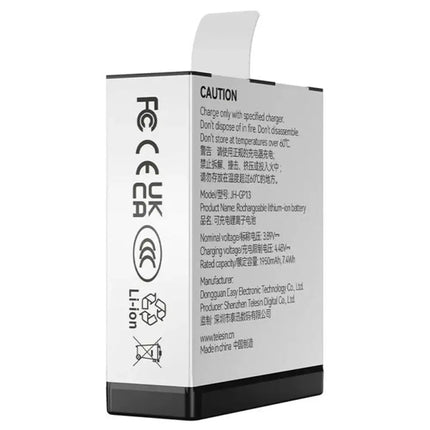 Telesin 1950mAh Stamina Rechargeable Battery Replacement for Gopro Hero 13 Camera S0-BTR-04-TGP Telesin