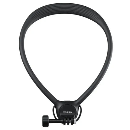 Telesin SE Max 2.0 Silicone Neck Holder Mount for Action Cameras Gopro DJI Osmo Insta360 SJCAM etc S2-HNB-09 Black