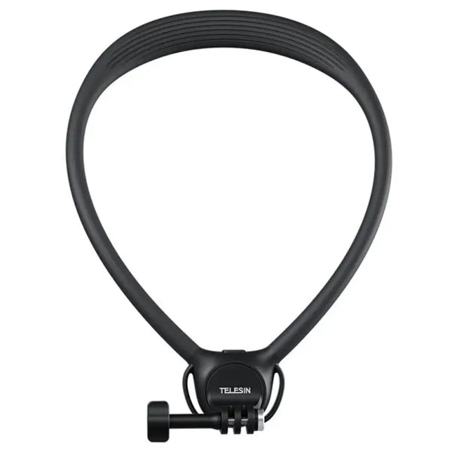 Telesin SE Max 2.0 Silicone Neck Holder Mount for Action Cameras Gopro DJI Osmo Insta360 SJCAM etc S2-HNB-09 Black