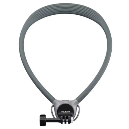Telesin SE Max 2.0 Silicone Neck Holder Mount for Action Cameras Gopro DJI Osmo Insta360 SJCAM etc S2-HNB-09 Gray