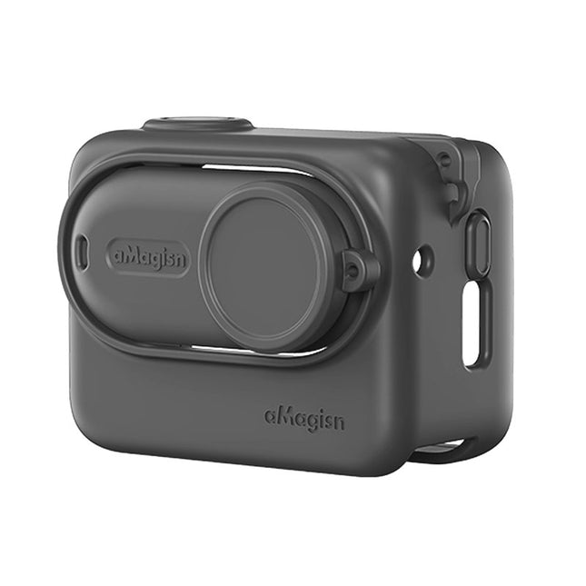 aMagisn Silicone Cover Case w/ Strap for Insta360 GO 3S Camera AG12 aMagisn
