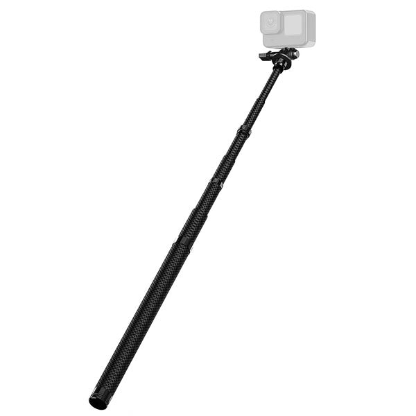 Telesin 1.16M Carbon Fiber Invisible Stick Extendable Monopod for Action Cameras Gopro, DJI Osmo, Insta360, SJCAM, etc TE-MNP-117 Telesin